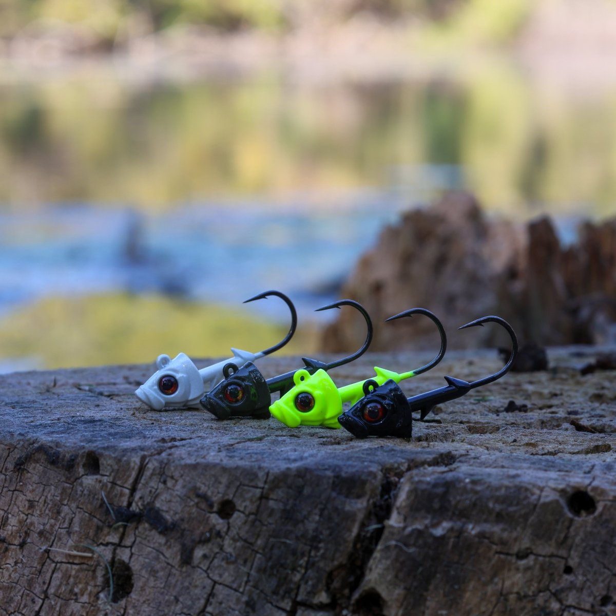 Reaction Tackle 97% Pure Tungsten Swimbait Jig with Realistic Fish Head - 5 - PACK - New - The Snag Bin