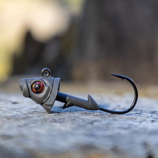 Reaction Tackle 97% Pure Tungsten Swimbait Jig with Realistic Fish Head - 5 - PACK - New - The Snag Bin