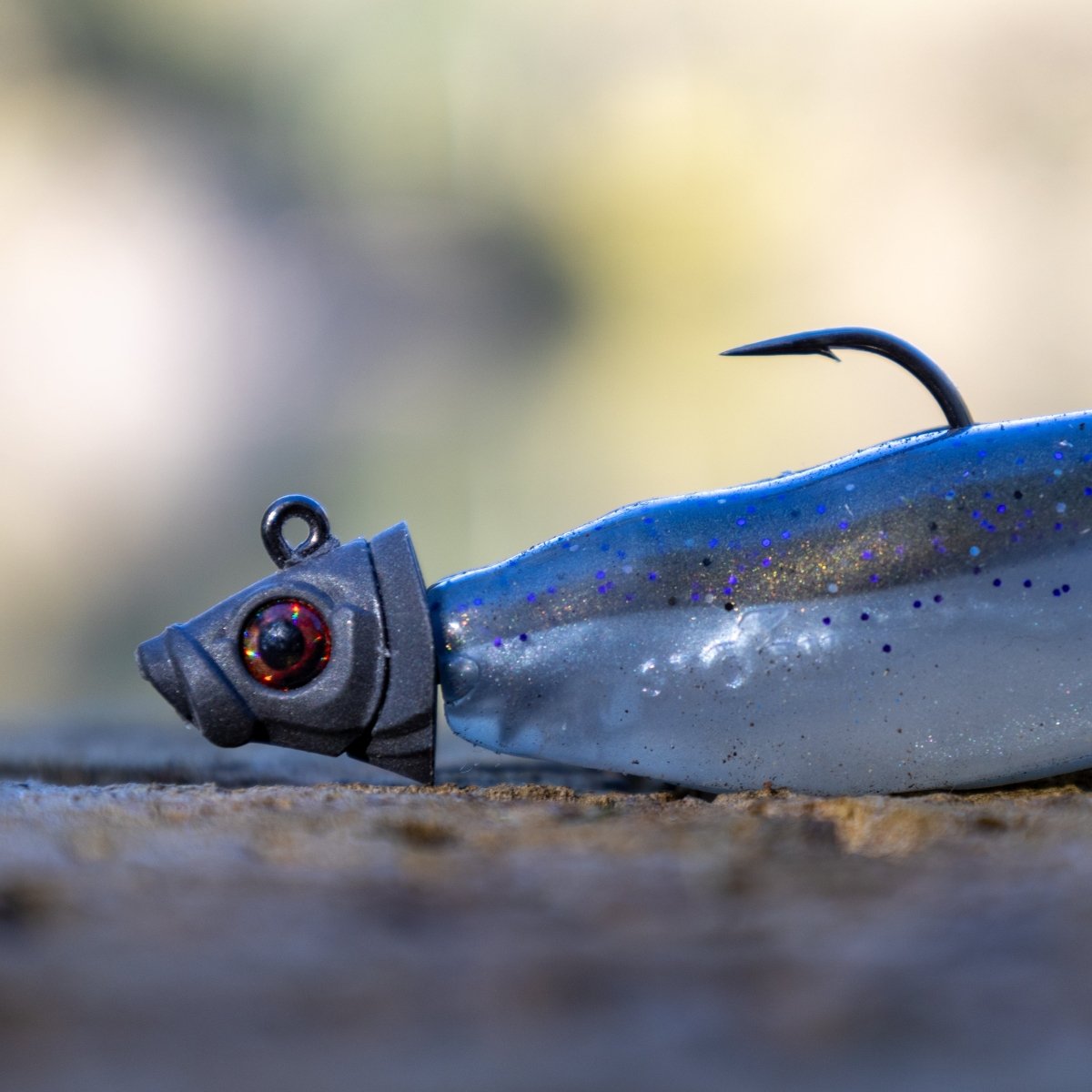 Reaction Tackle 97% Pure Tungsten Swimbait Jig with Realistic Fish Head - 5 - PACK - New - The Snag Bin