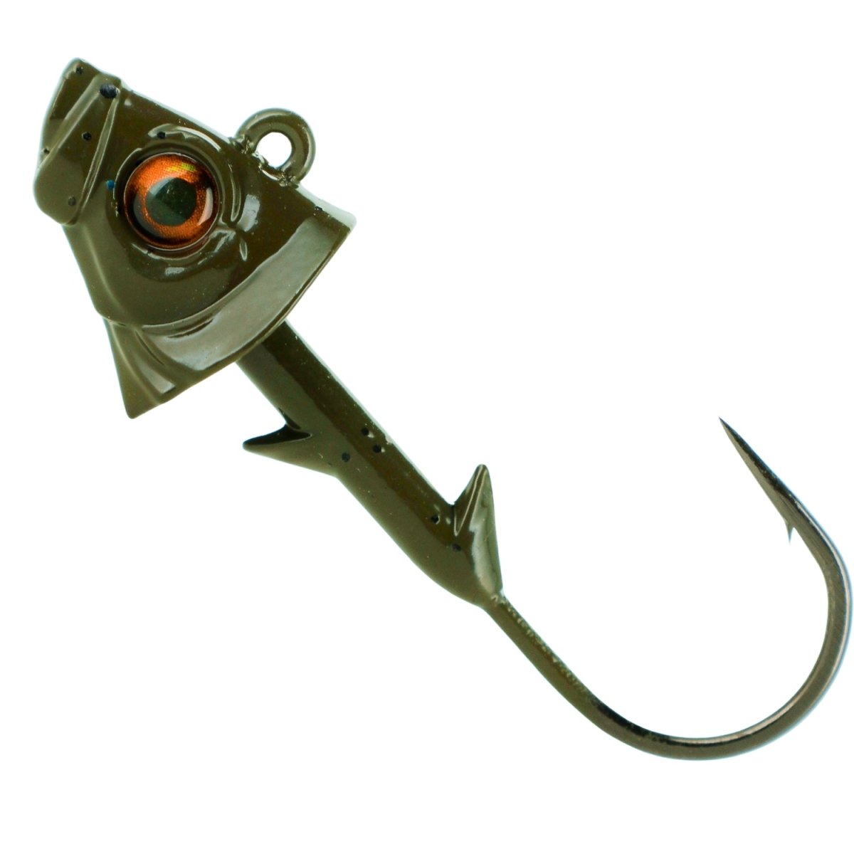 Reaction Tackle 97% Pure Tungsten Swimbait Jig with Realistic Fish Head - 5 - PACK - New - The Snag Bin