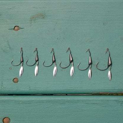 Reaction Tackle Bladed/Tungsten Weighted Swimbait Hooks - 3 - Pack - The Snag Bin