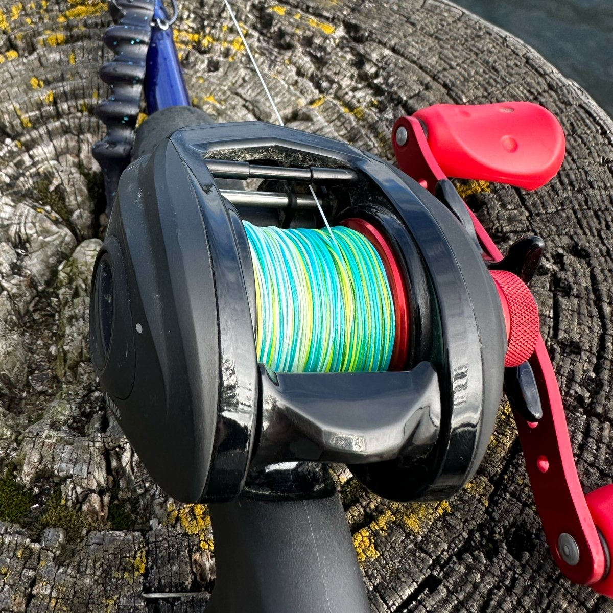 Reaction Tackle Braided Fishing Line - Aqua Camo - The Snag Bin