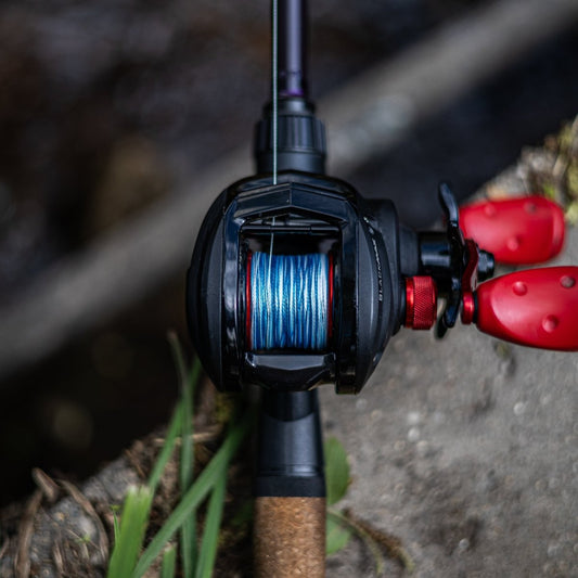 Reaction Tackle Braided Fishing Line - Blue Camo - The Snag Bin