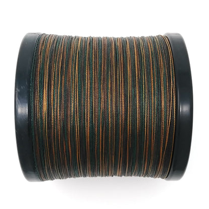 Reaction Tackle Braided Fishing Line - Green Camo - The Snag Bin