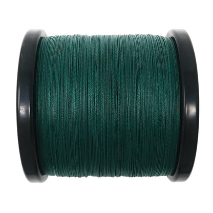 Reaction Tackle Braided Fishing Line - Moss Green - The Snag Bin