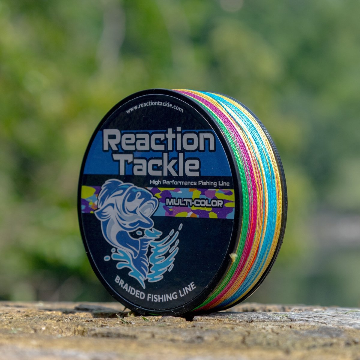 Reaction Tackle Braided Fishing Line - Multi - Color - The Snag Bin