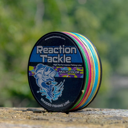 Reaction Tackle Braided Fishing Line - Multi - Color - The Snag Bin