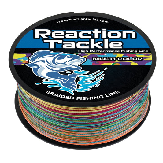 Reaction Tackle Braided Fishing Line - Multi - Color - The Snag Bin