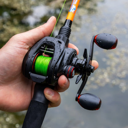 Reaction Tackle Braided Fishing Line - NO FADE Hi Vis Green - NEW - The Snag Bin