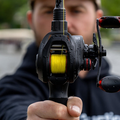 Reaction Tackle Braided Fishing Line - NO FADE Yellow - NEW - The Snag Bin