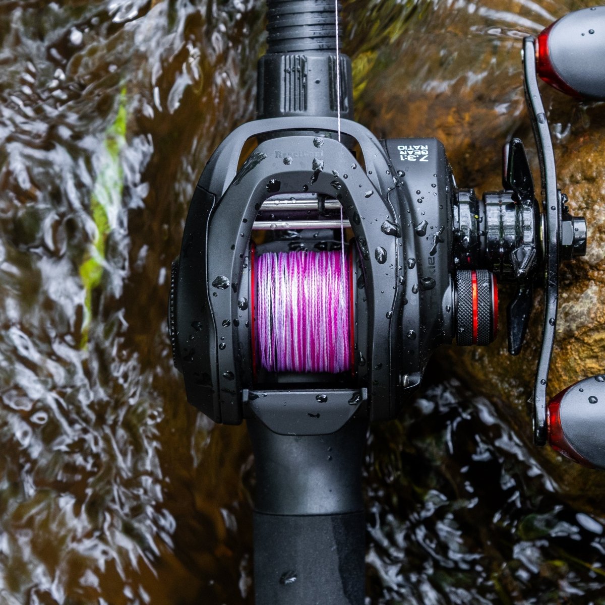 Reaction Tackle Braided Fishing Line - Pink Camo - NEW - The Snag Bin