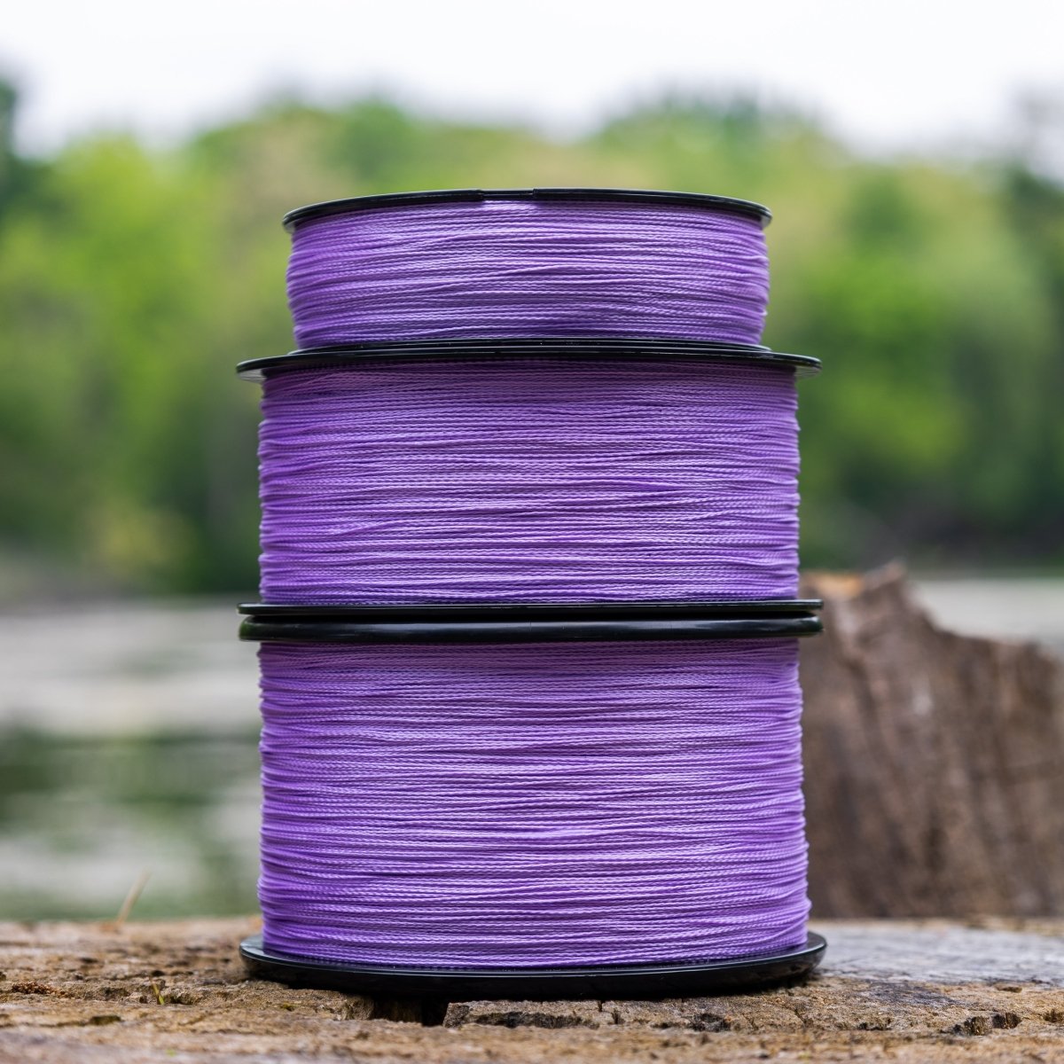 Reaction Tackle Braided Fishing Line - Purple - NEW - The Snag Bin