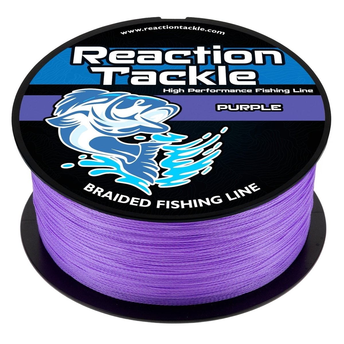 Reaction Tackle Braided Fishing Line - Purple - NEW - The Snag Bin