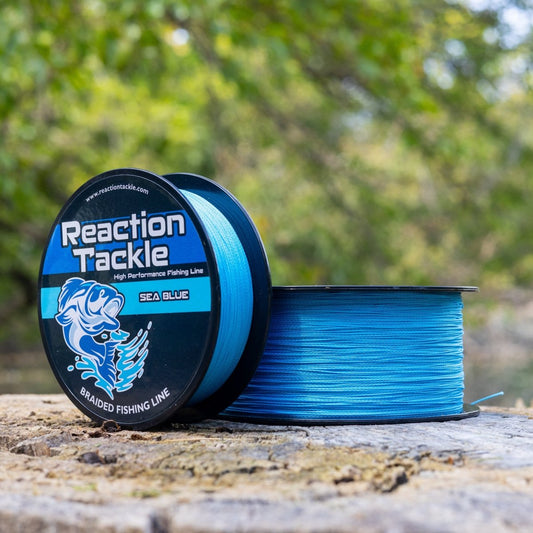 Reaction Tackle Braided Fishing Line - Sea Blue - The Snag Bin