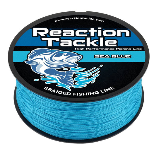 Reaction Tackle Braided Fishing Line - Sea Blue - The Snag Bin