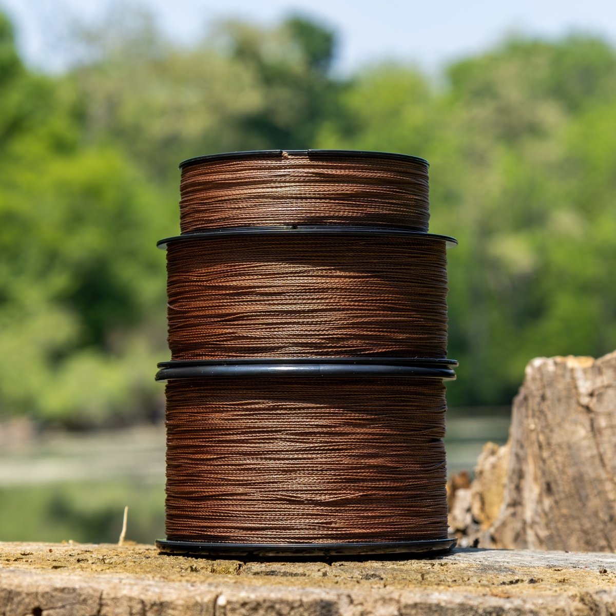 Reaction Tackle Braided Fishing Line - Timber Brown - NEW - The Snag Bin
