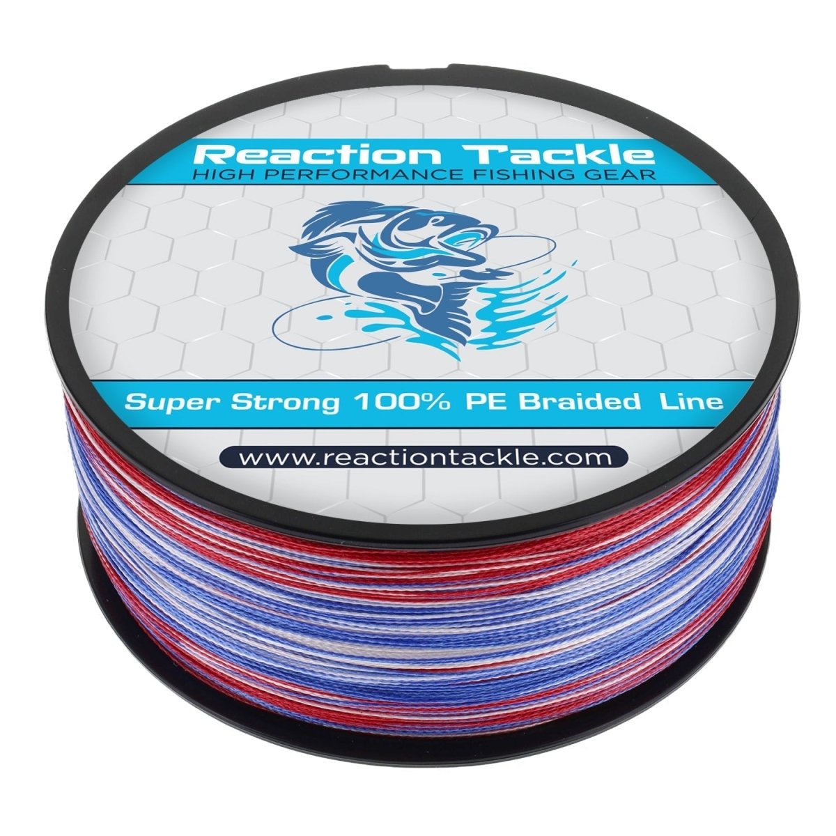 Reaction Tackle Braided Fishing Line - USA Camo - The Snag Bin