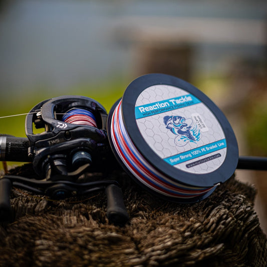 Reaction Tackle Braided Fishing Line - USA Camo - The Snag Bin