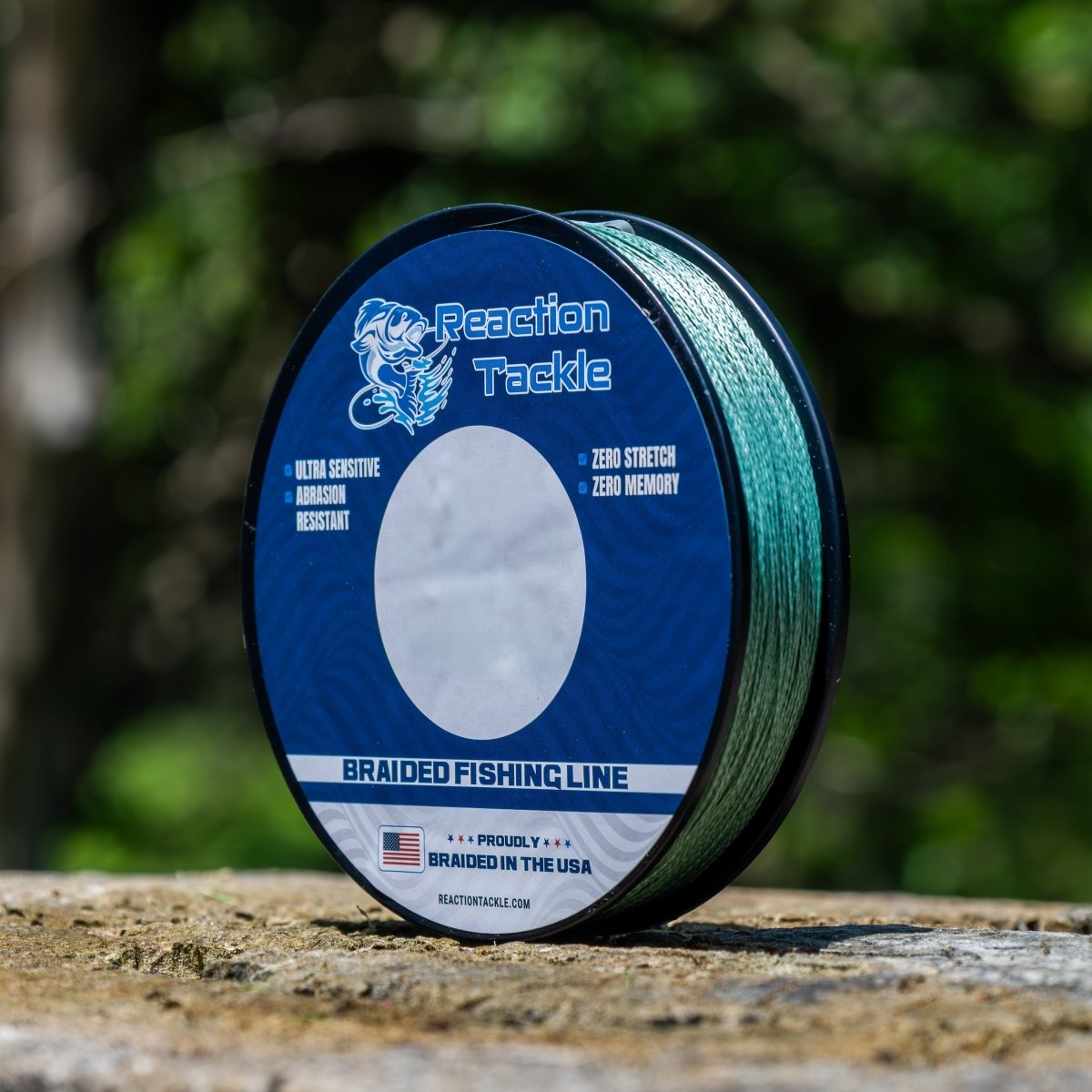 Reaction Tackle BRAIDED IN THE USA Fishing Line - 4X - NEW - The Snag Bin