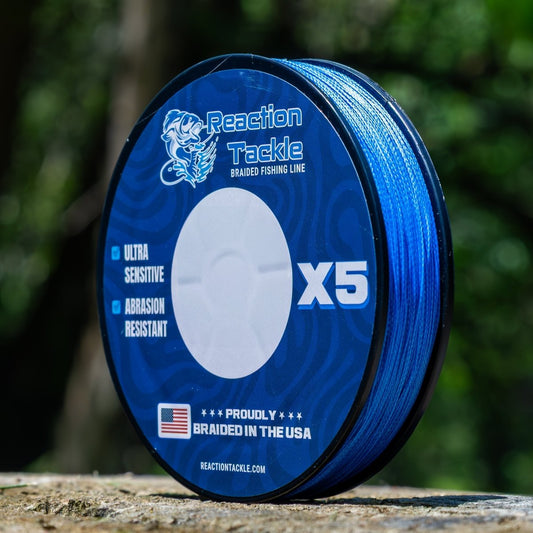 Reaction Tackle BRAIDED IN THE USA Fishing Line - 5X - NEW - The Snag Bin