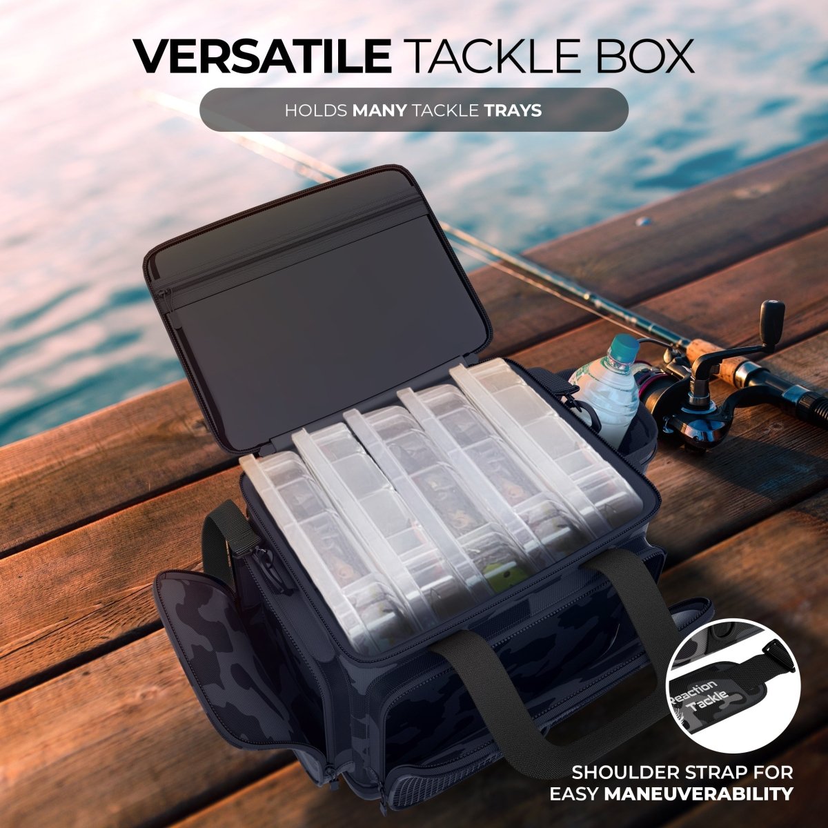 Reaction Tackle Camo Tackle Bag - The Snag Bin