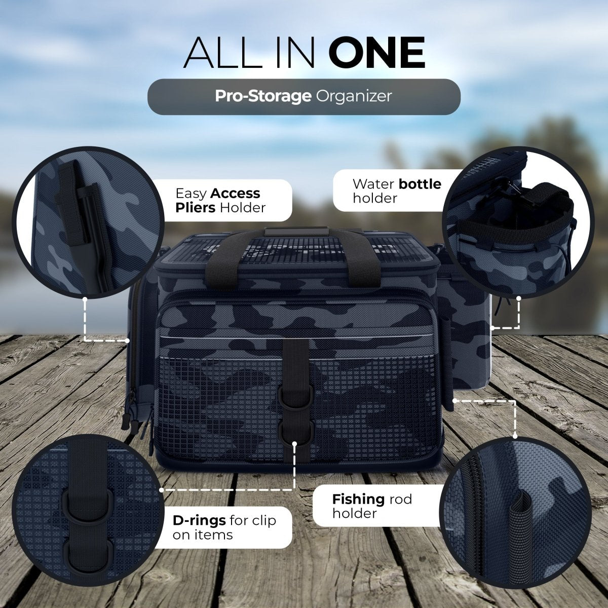 Reaction Tackle Camo Tackle Bag - The Snag Bin