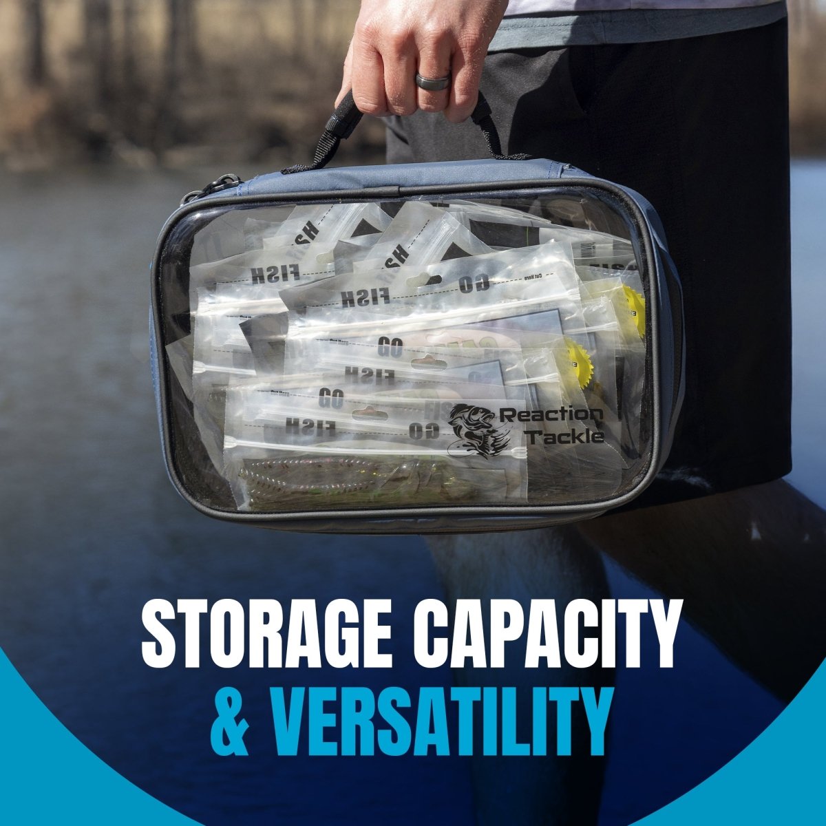 Reaction Tackle Clear Bait Binder and Tackle Storage - New - The Snag Bin
