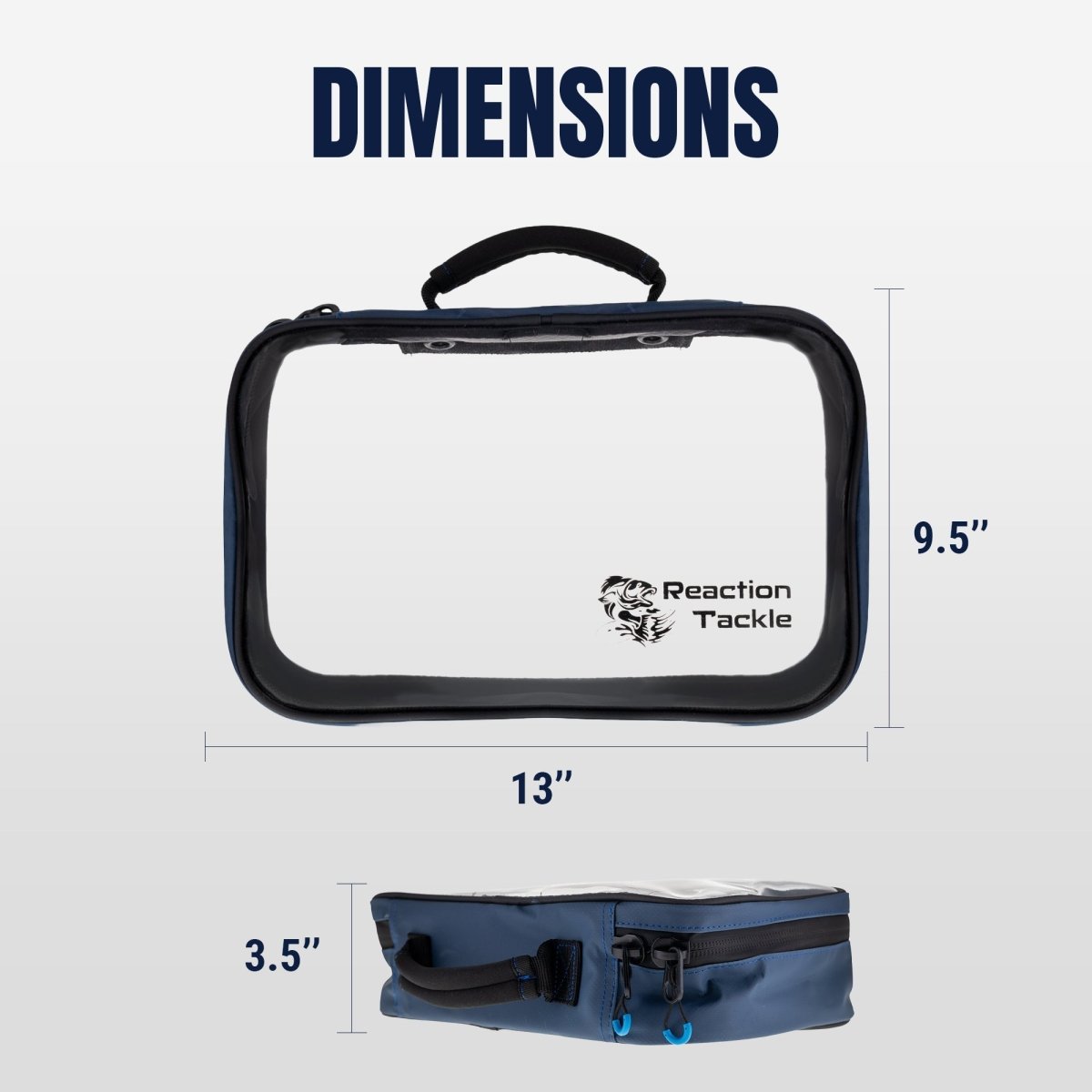 Reaction Tackle Clear Bait Binder and Tackle Storage - New - The Snag Bin