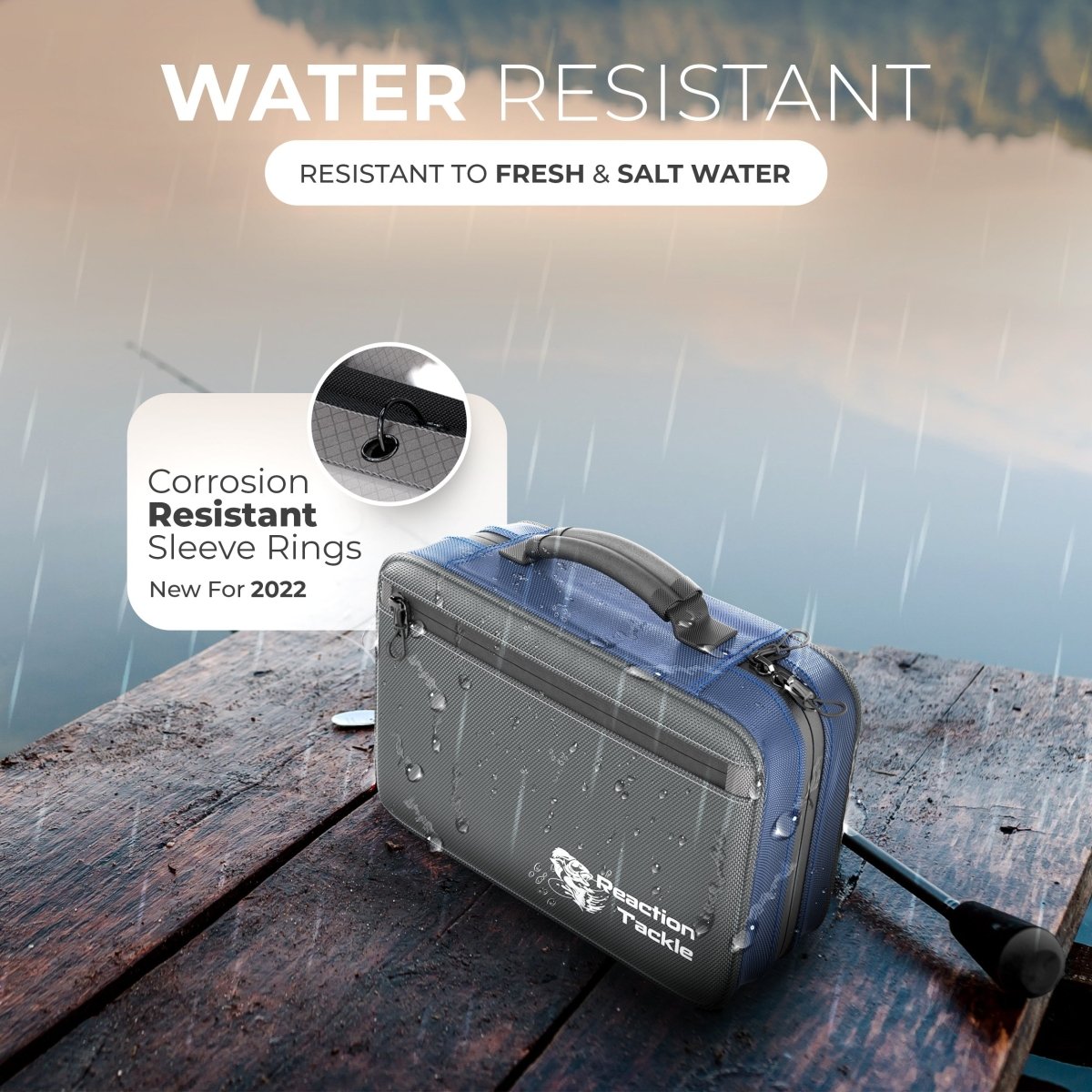 Reaction Tackle Deluxe Bait Binder and Tackle Storage - The Snag Bin