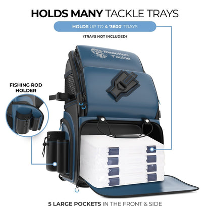 Reaction Tackle Fishing Backpack - The Snag Bin