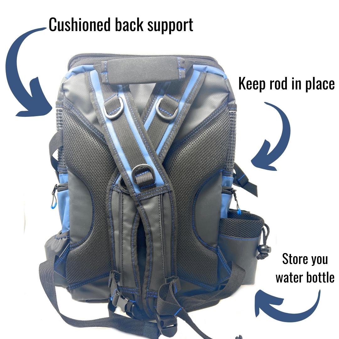 Reaction Tackle Fishing Backpack - The Snag Bin