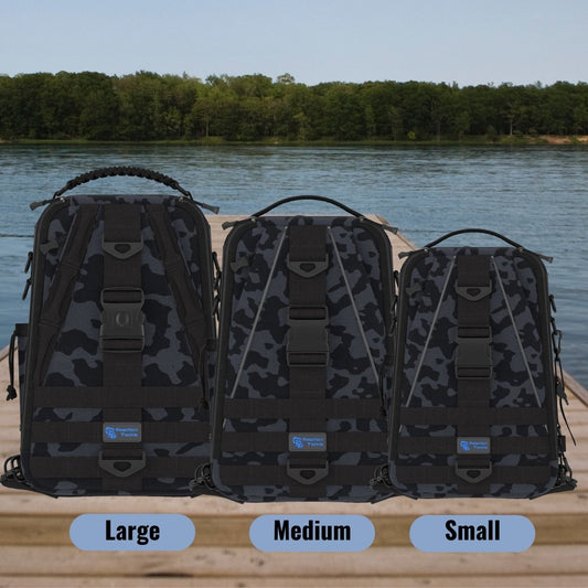 Reaction Tackle Fishing Tackle 2 - in - 1 Sling Bag/Backpack - 3 Sizes - The Snag Bin