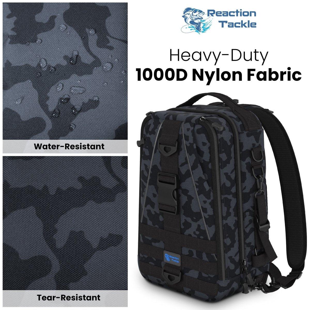 Reaction Tackle Fishing Tackle 2 - in - 1 Sling Bag/Backpack - 3 Sizes - The Snag Bin