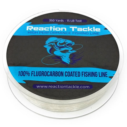 Reaction Tackle Fluorocarbon Coated Fishing Line - The Snag Bin