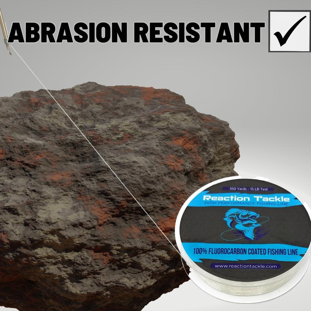 Reaction Tackle Fluorocarbon Coated Fishing Line - The Snag Bin