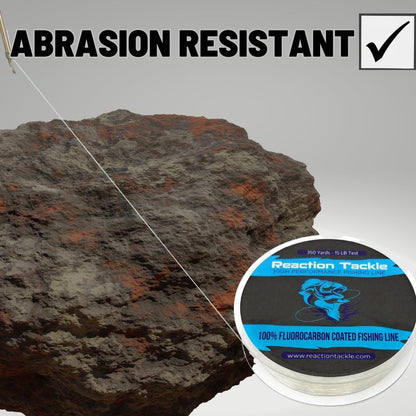 Reaction Tackle Fluorocarbon Coated Fishing Line - The Snag Bin