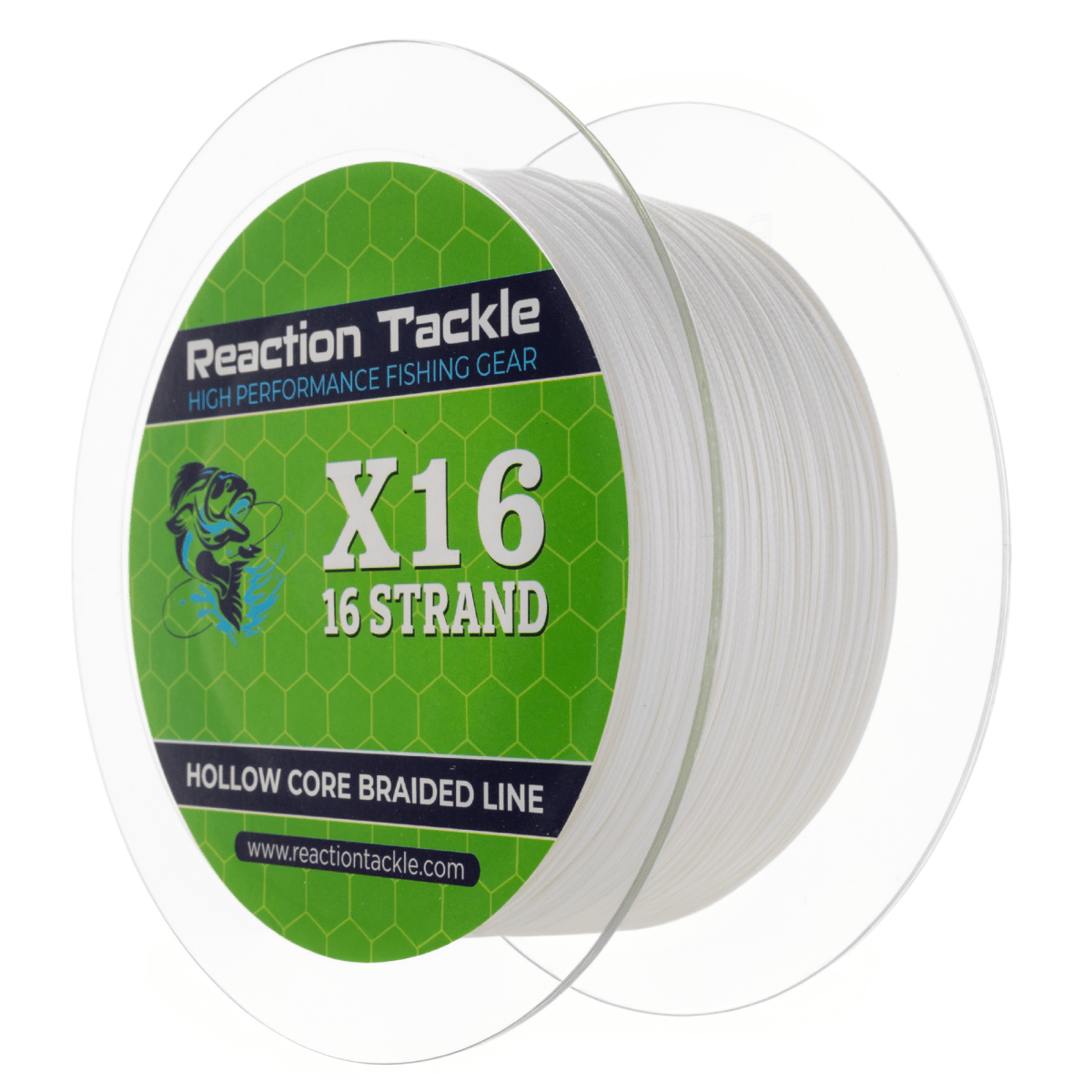 Reaction Tackle Hollow Core - 16 Strand Braided Fishing Line - The Snag Bin