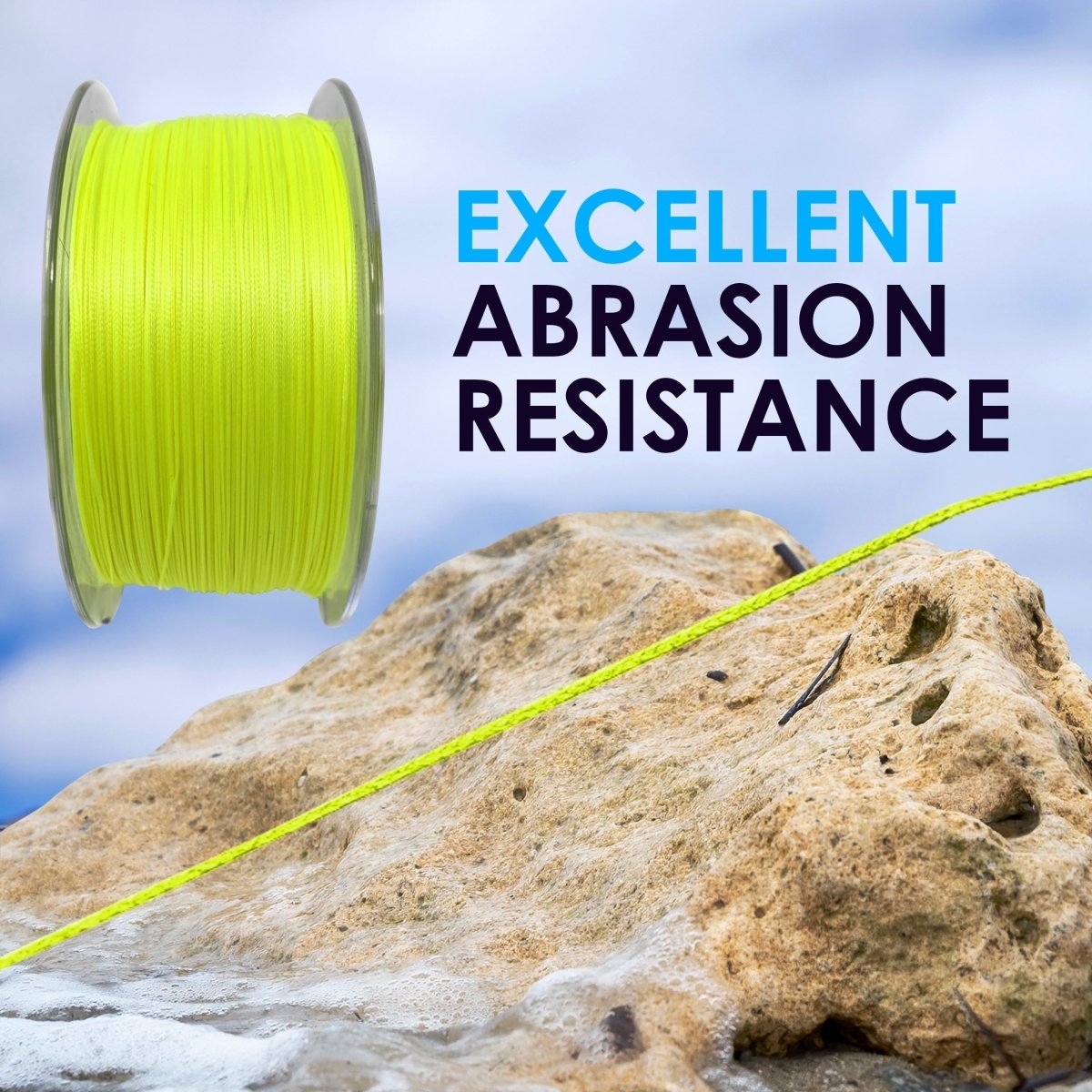 Reaction Tackle Hollow Core - 16 Strand Braided Fishing Line - The Snag Bin