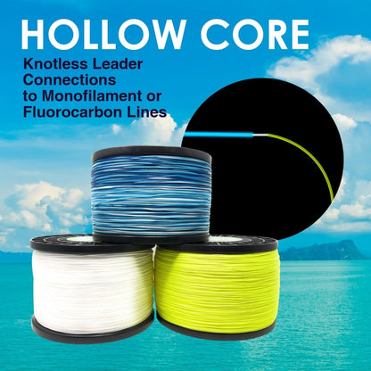 Reaction Tackle Hollow Core - 16 Strand Braided Fishing Line - The Snag Bin
