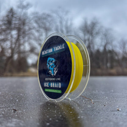 Reaction Tackle Ice Fishing Braided line - 8 Strand - The Snag Bin