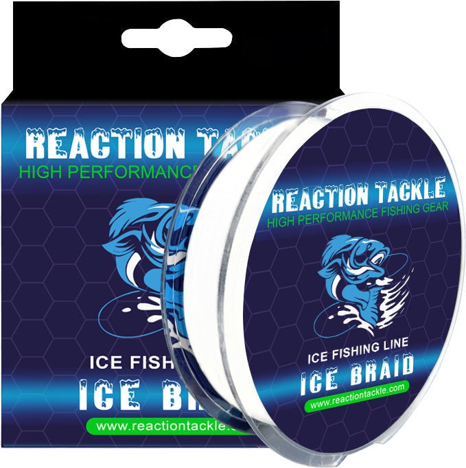 Reaction Tackle Ice Fishing Braided line - 8 Strand - The Snag Bin
