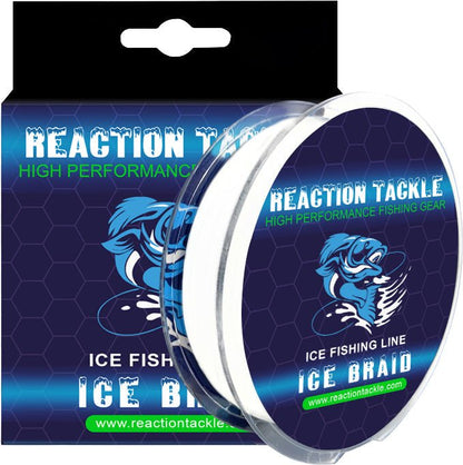 Reaction Tackle Ice Fishing Braided line - 8 Strand - The Snag Bin