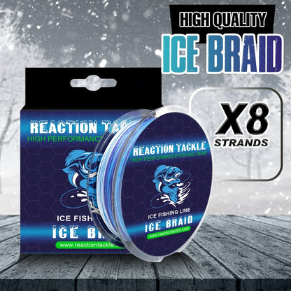 Reaction Tackle Ice Fishing Braided line - 8 Strand - The Snag Bin
