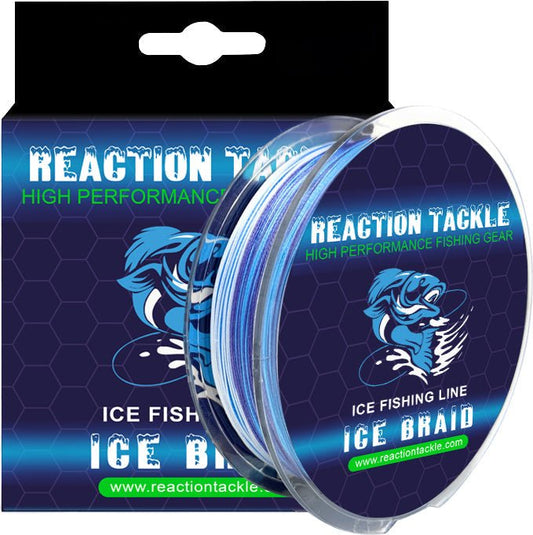 Reaction Tackle Ice Fishing Braided line - 8 Strand - The Snag Bin
