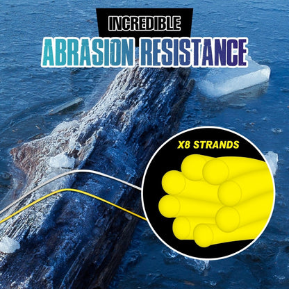 Reaction Tackle Ice Fishing Braided line - 8 Strand - The Snag Bin
