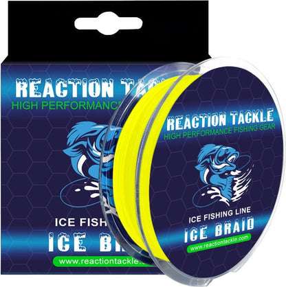 Reaction Tackle Ice Fishing Braided line - 8 Strand - The Snag Bin