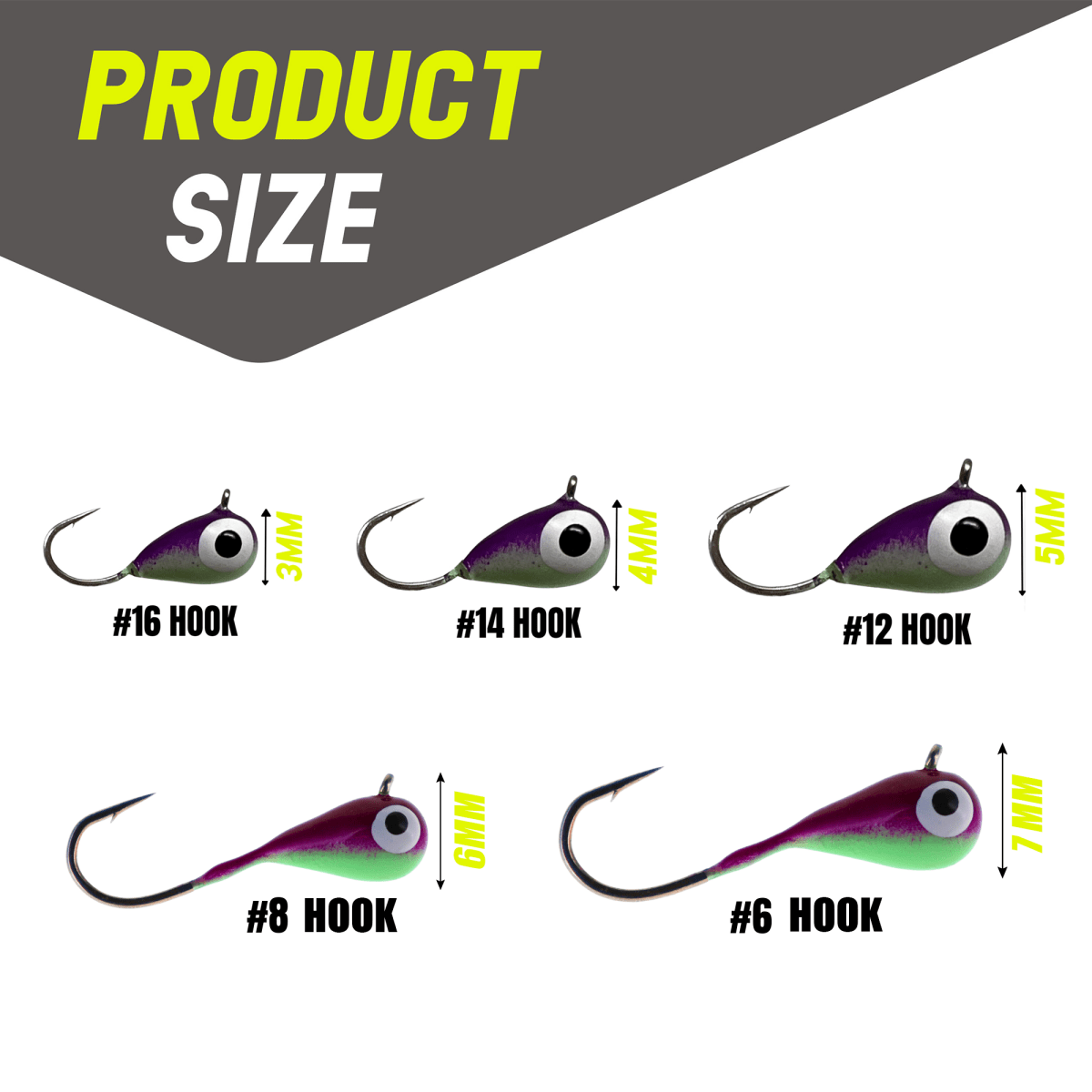 Reaction Tackle Ice Fishing Jigs - The Snag Bin