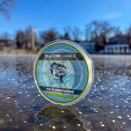 Reaction Tackle Ice Fluorocarbon Fishing Line or Leader - The Snag Bin