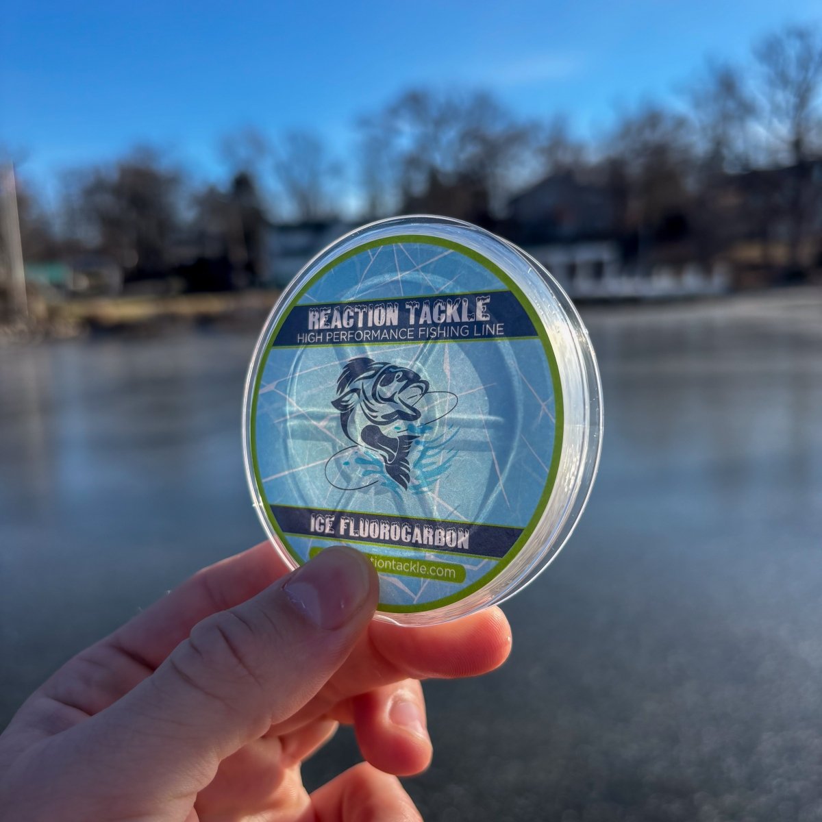 Reaction Tackle Ice Fluorocarbon Fishing Line or Leader - The Snag Bin