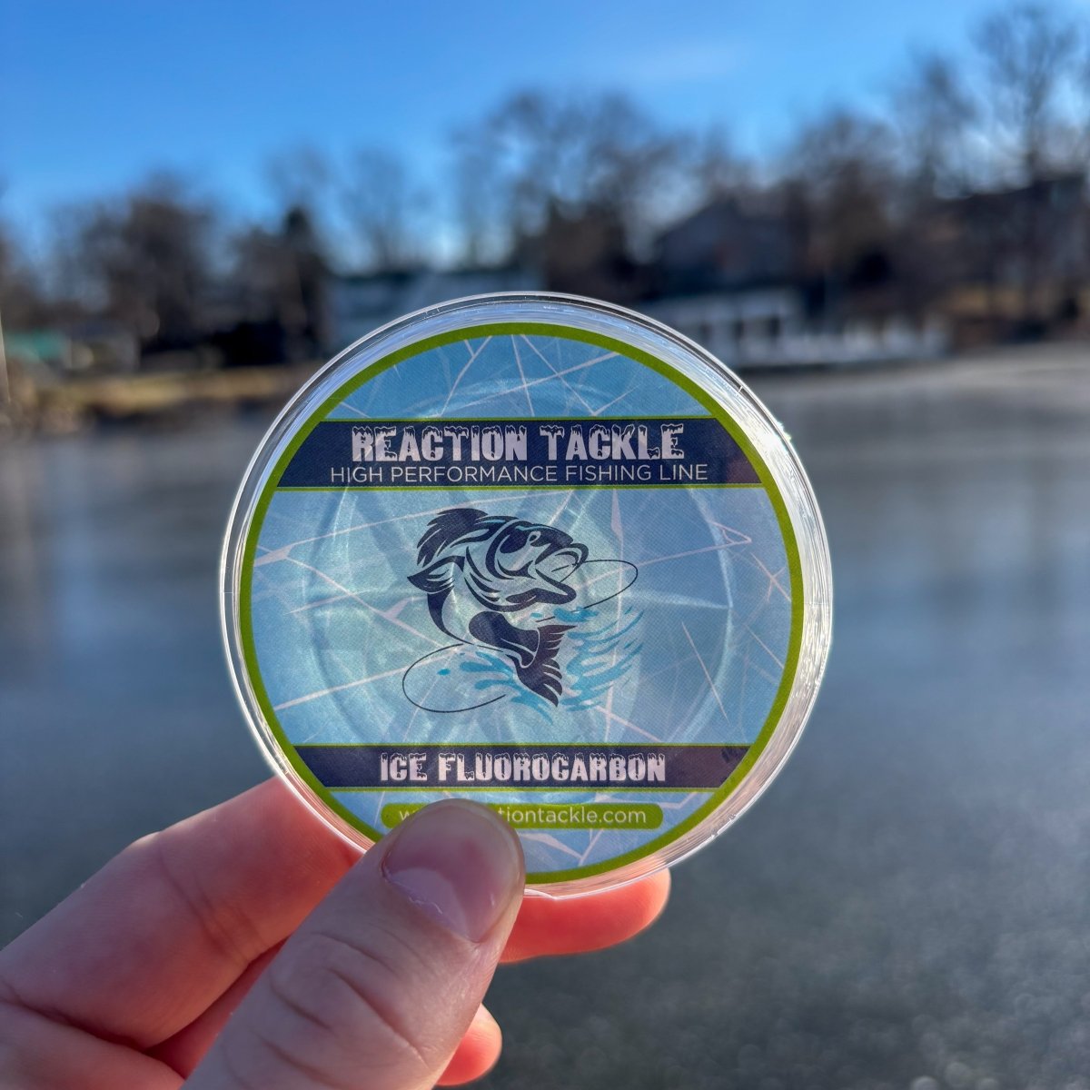 Reaction Tackle Ice Fluorocarbon Fishing Line or Leader - The Snag Bin